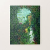 幻想的:マーブルパズルの婦人 ジグソーパズル (縦)