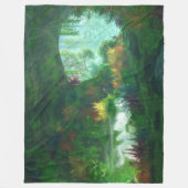 幻想的:マーブルフリースブランケットの婦人 フリースブランケット (正面)