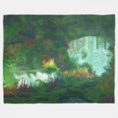 幻想的:マーブルフリースブランケットの婦人 フリースブランケット (正面(横))