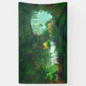 幻想的:大理石のバナーの女性 横断幕 (縦)