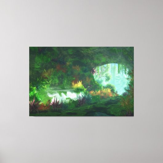 幻想的：大理石キャンバス印刷のレディ キャンバスプリント (正面)