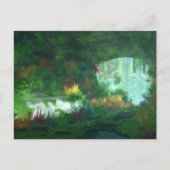 幻想的:大理石ポストカードの女性 ポストカード (正面)