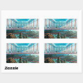 幻想的：妖精のバスステッカー 長方形シール (シート)