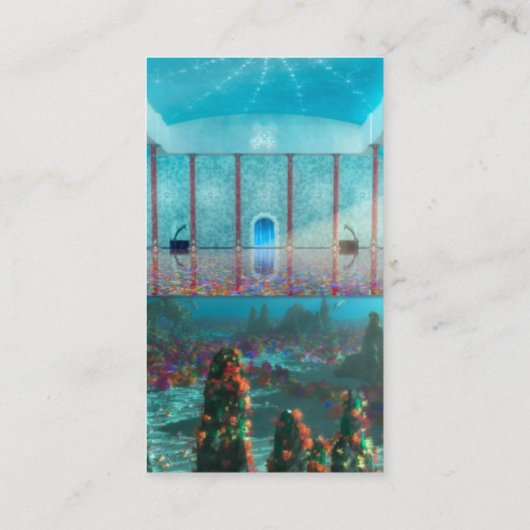 幻想的：妖精のバスブックマーク 名刺 (裏面)