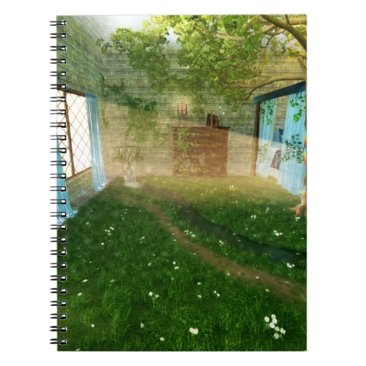 幻想的:妖精の土地のノートへ ノートブック (正面)