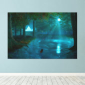 幻想的：妖精の宮殿キャンバスプリントへ キャンバスプリント (インサイチュ (ウッドフロア))