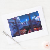 幻想的:宮殿の中庭ステッカー 長方形シール (封筒)