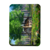 幻想的：森のコテージフレキシブル磁石 マグネット (縦)