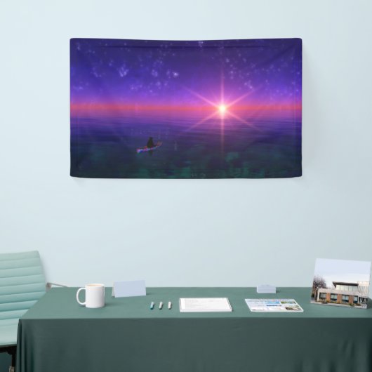 幻想的：海の旗 横断幕 (トレードショー)