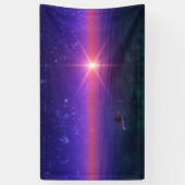 幻想的：海の旗 横断幕 (縦)