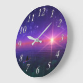 幻想的：海時計 ラージ壁時計 (傾斜)