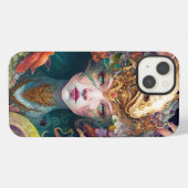 幻想芸術ドラゴンの女王女神 iPhoneケース (裏面横)