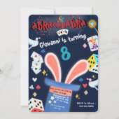 幻想誕生日パーティーの招待状ショー 招待状 (正面)