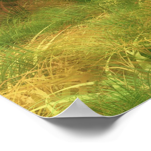 幻想:ブナの木のポスターの下 ポスター (角)