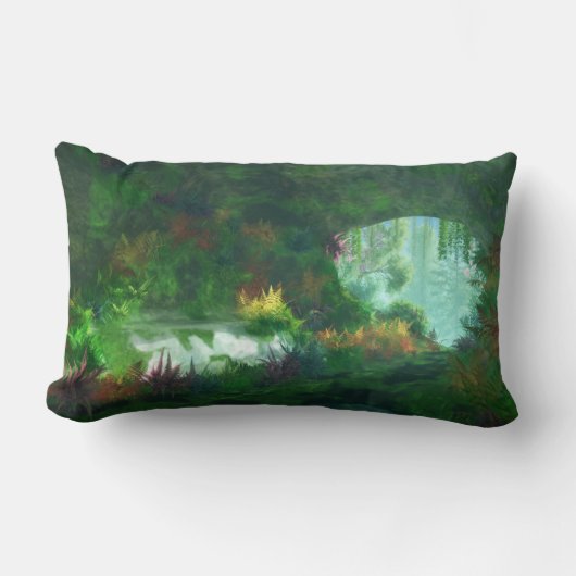 幻想:大理石枕の女性 ランバークッション (正面)