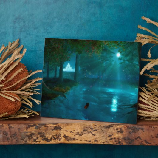 幻想:妖精の宮殿のプラークへ フォトプラーク (側面)