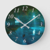 幻想:妖精の宮殿の時計へ ラウンド壁時計 (正面)