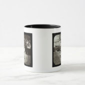 幻灯のスライドのコオロギプレーヤーのヴィンテージ マグカップ (中央)