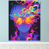 幻視が解け#1 キャンバスプリント (インサイチュ (ウッドフロア))