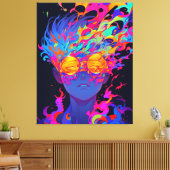 幻視が解け#1 キャンバスプリント (インサイチュ (リビング))