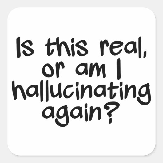 幻覚シール スクエアシール (正面)