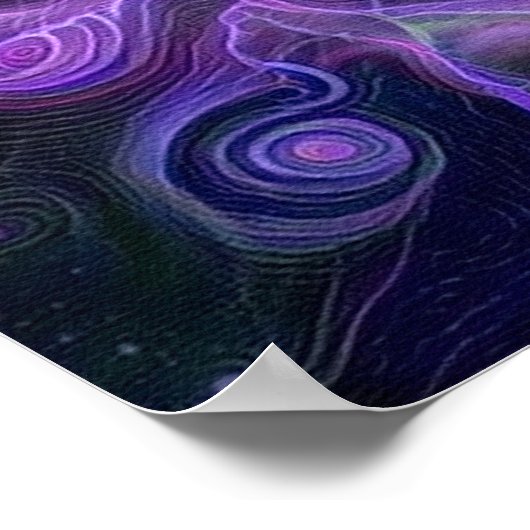 幻覚性キノコ ポスター (角)