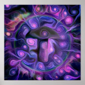 幻覚性キノコ ポスター (正面)