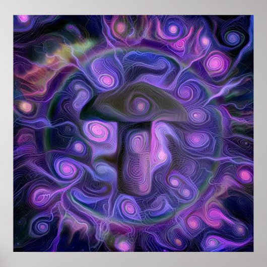 幻覚性キノコ ポスター (正面)