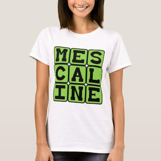 幻覚薬、メスカリン Tシャツ (正面)