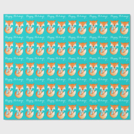 幼いこどもの冬の芸術の幸せな休日のクリスマスの覆いを孤色に変色させて下さい ラッピングペーパー (フラット)