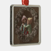 幼い子供の包含 メタルオーナメント (右)