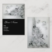 幼い少女と貝殻 名刺 (正面/裏面)