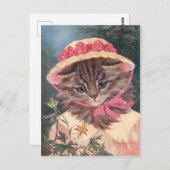 幼い少女の肖像 ポストカード (正面/裏面)