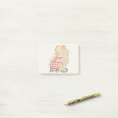 幼い少女 レトロ ビンテージ人形 子 ポストイット (デスク上)