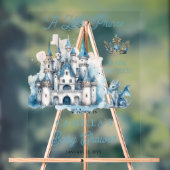 幼い王子が男の子の赤ん坊のシャワーを途中にある アクリルサイン (ニュートラル)