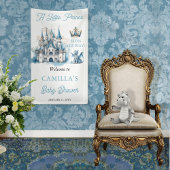 幼い王子が男の子の赤ん坊のシャワーを途中にある 横断幕