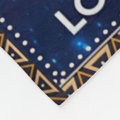 幼い男の子の昨日の友人の今日 – ライオンの母に息子 フリースブランケット (角)