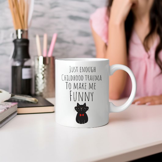 幼おもしろい児のトラウマのコーヒーマグ コーヒーマグカップ
