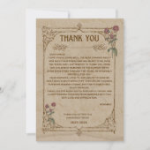 幼なじみに感謝の手紙 サンキューカード (正面)