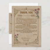 幼なじみに感謝の手紙 サンキューカード (正面/裏面)