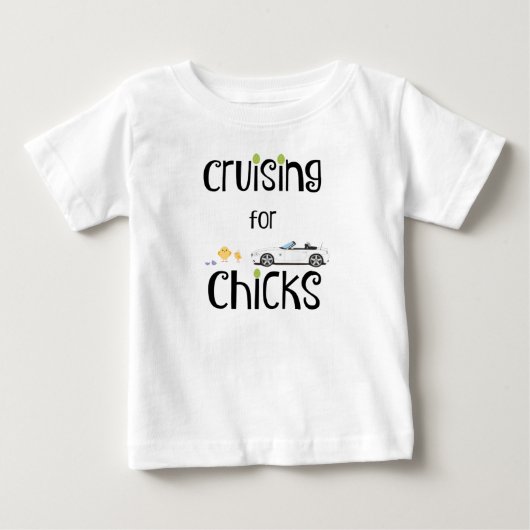 幼児おもしろいの男の子のためのイースターシャツ ベビーTシャツ (正面)