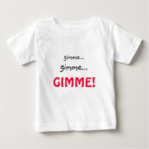 幼児おもしろいや乳児用のTシャツ ベビーTシャツ