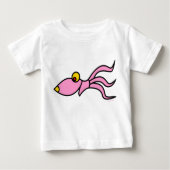 幼児おもしろいフード付きスウェットシャツ ベビーTシャツ (正面)