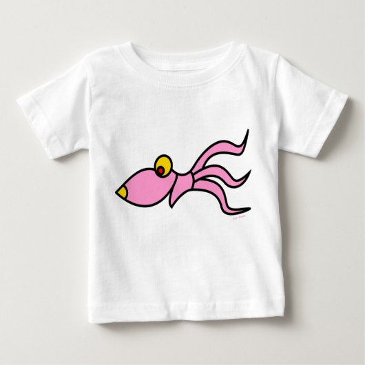 幼児おもしろいフード付きスウェットシャツ ベビーTシャツ (正面)