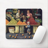 幼児およびオレンジ マウスパッド (マウス)