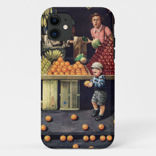 幼児およびオレンジ iPhone 11 ケース
