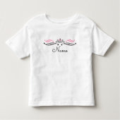 幼児かわいらし用パーソナライズされたのTシャツ トドラーTシャツ (正面)