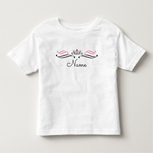幼児かわいらし用パーソナライズされたのTシャツ トドラーTシャツ (正面)