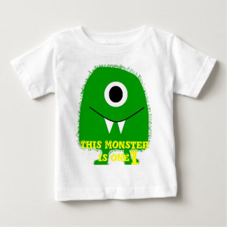 幼児か子供モンスターのワイシャツ ベビーTシャツ