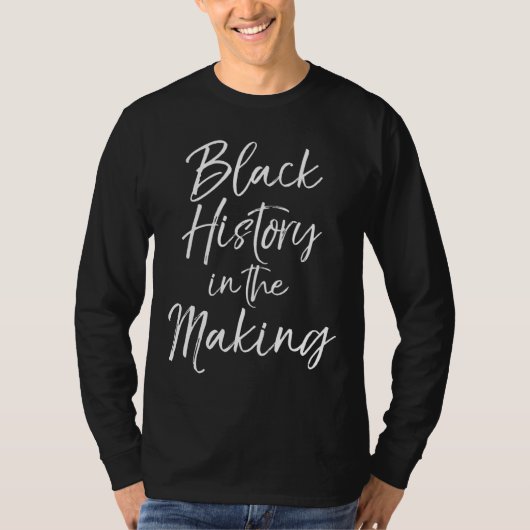 幼児が楽しめる黒い歴史かわいい子ども Tシャツ (正面)